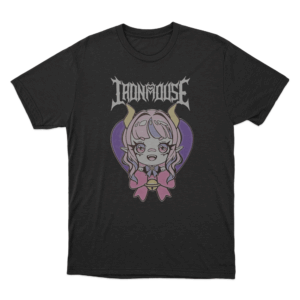 Ironmouse Chibi Heart Unisex T Shirt Black