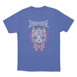 Ironmouse Chibi Heart Unisex T Shirt Blue