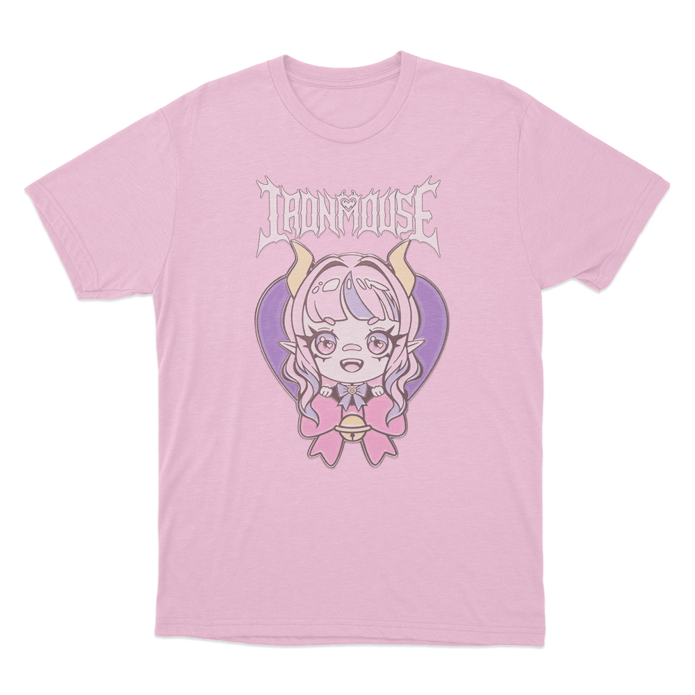 Ironmouse Chibi Heart Unisex T Shirt Pink Ironmouse Chibi Heart Unisex T Shirt Pink