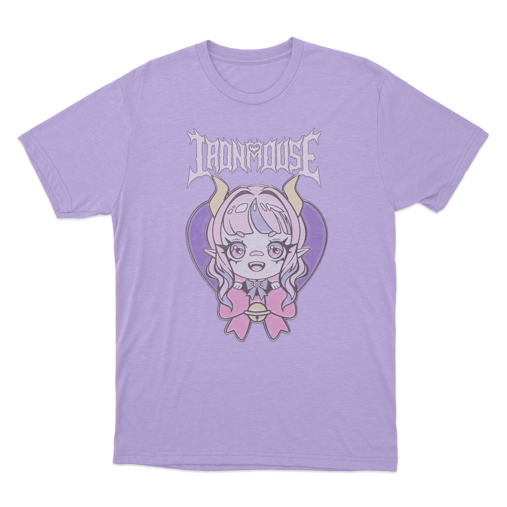 Ironmouse Chibi Heart Unisex T Shirt Purple Ironmouse Chibi Heart Unisex T Shirt Purple
