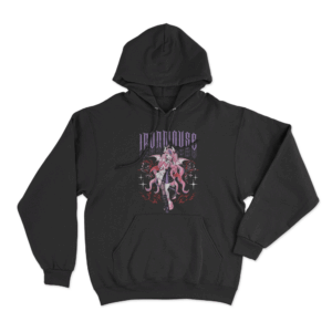 Ironmouse Demon Girl Unisex Hoodie Black