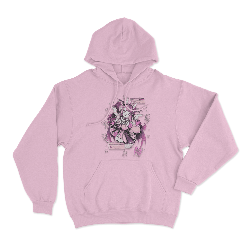Ironmouse Doodle Unisex Hoodie Pink Ironmouse Doodle Unisex Hoodie Pink