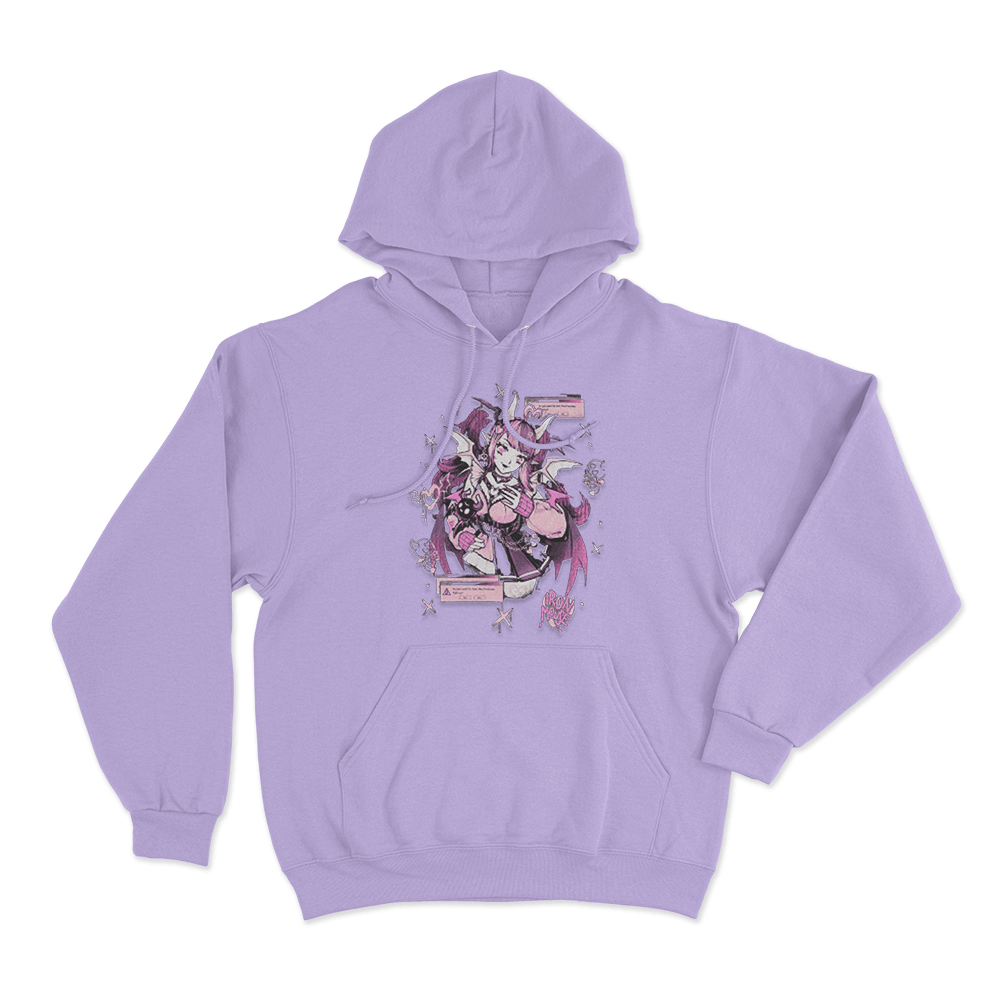 Ironmouse Doodle Unisex Hoodie Purple Ironmouse Doodle Unisex Hoodie Purple
