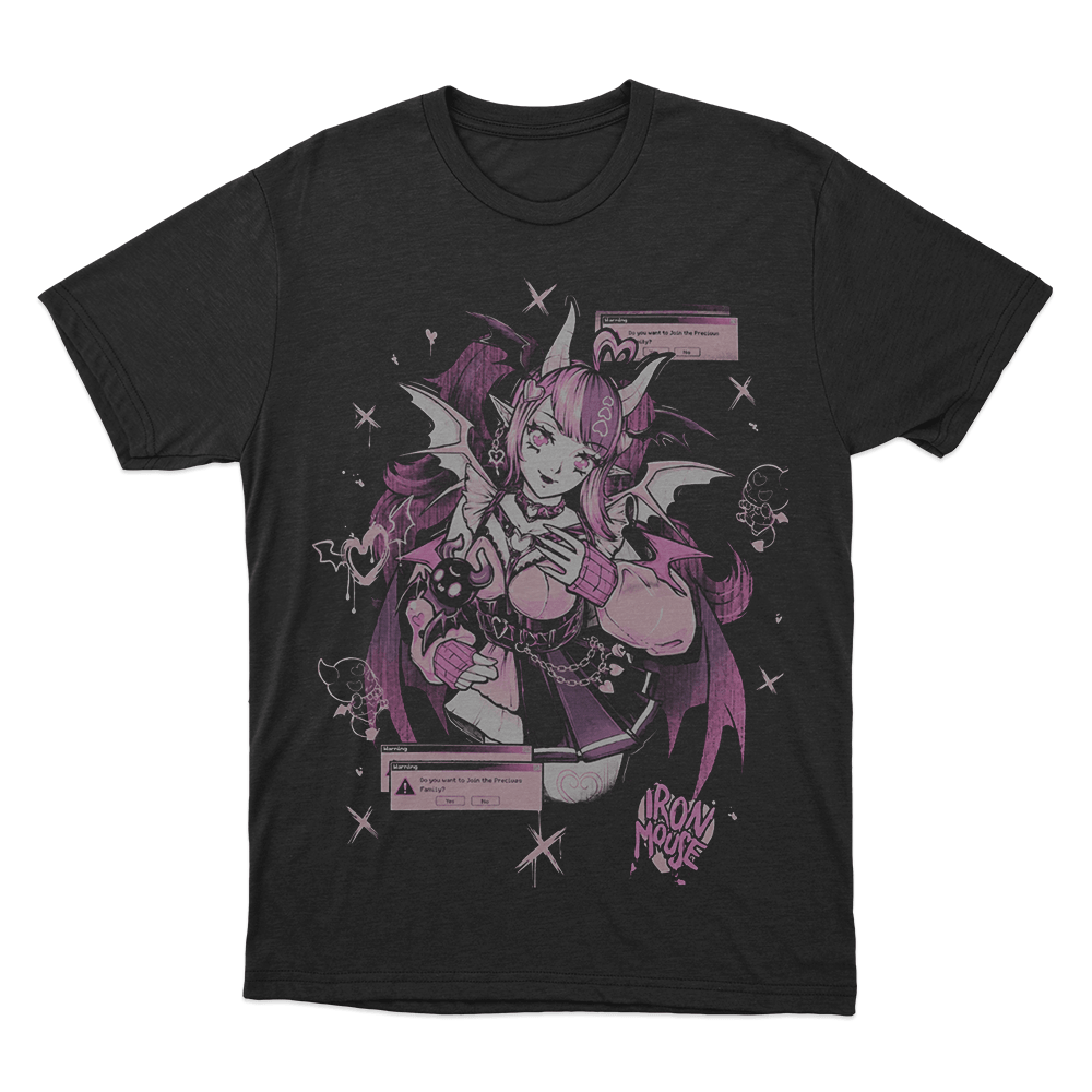 Ironmouse Doodle Unisex T Shirt Black Ironmouse Doodle Unisex T Shirt Black