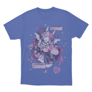 Ironmouse Doodle Unisex T Shirt Blue