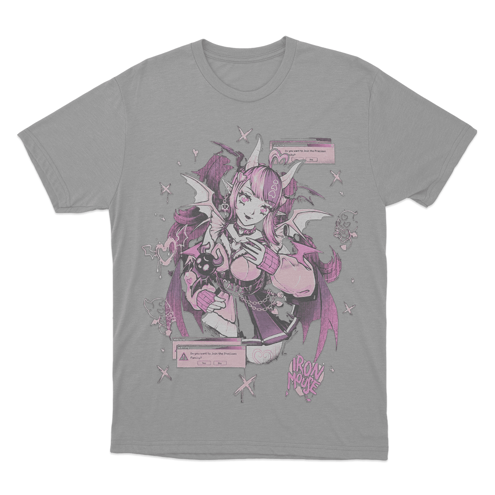 Ironmouse Doodle Unisex T Shirt Grey Ironmouse Doodle Unisex T Shirt Grey