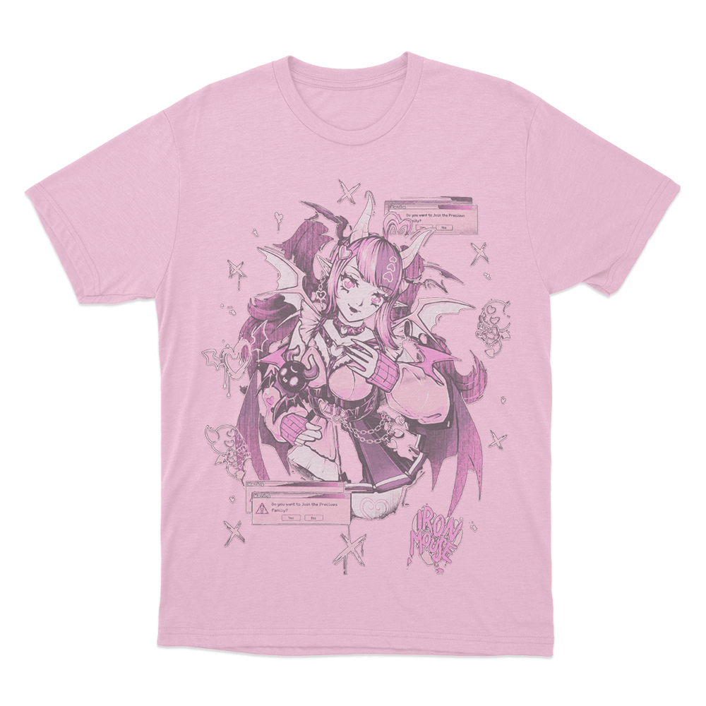 Ironmouse Doodle Unisex T Shirt Pink Ironmouse Doodle Unisex T Shirt Pink