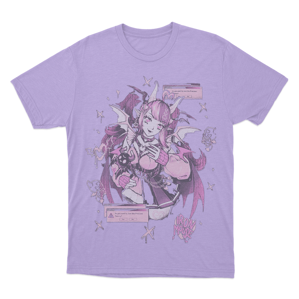 Ironmouse Doodle Unisex T Shirt Purple Ironmouse Doodle Unisex T Shirt Purple