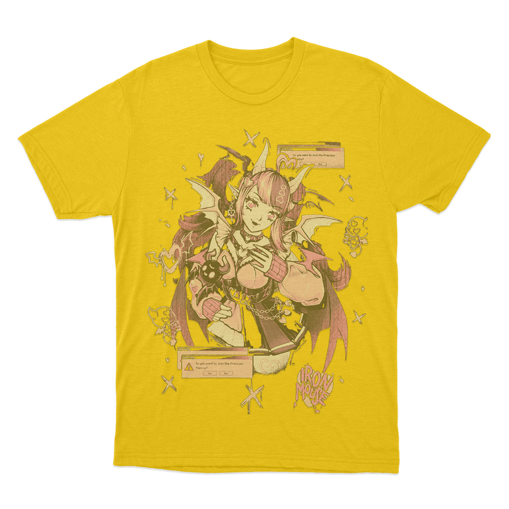 Ironmouse Doodle Unisex T Shirt Yellow Ironmouse Doodle Unisex T Shirt Yellow