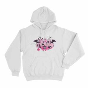 Ironmouse Logo Unisex Hoodie White