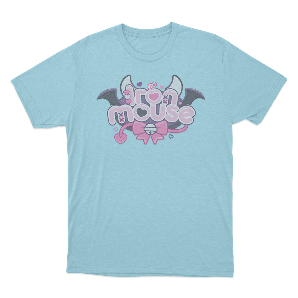 Ironmouse Logo Unisex T Shirt Sky Blue Ironmouse Logo Unisex T Shirt Sky Blue