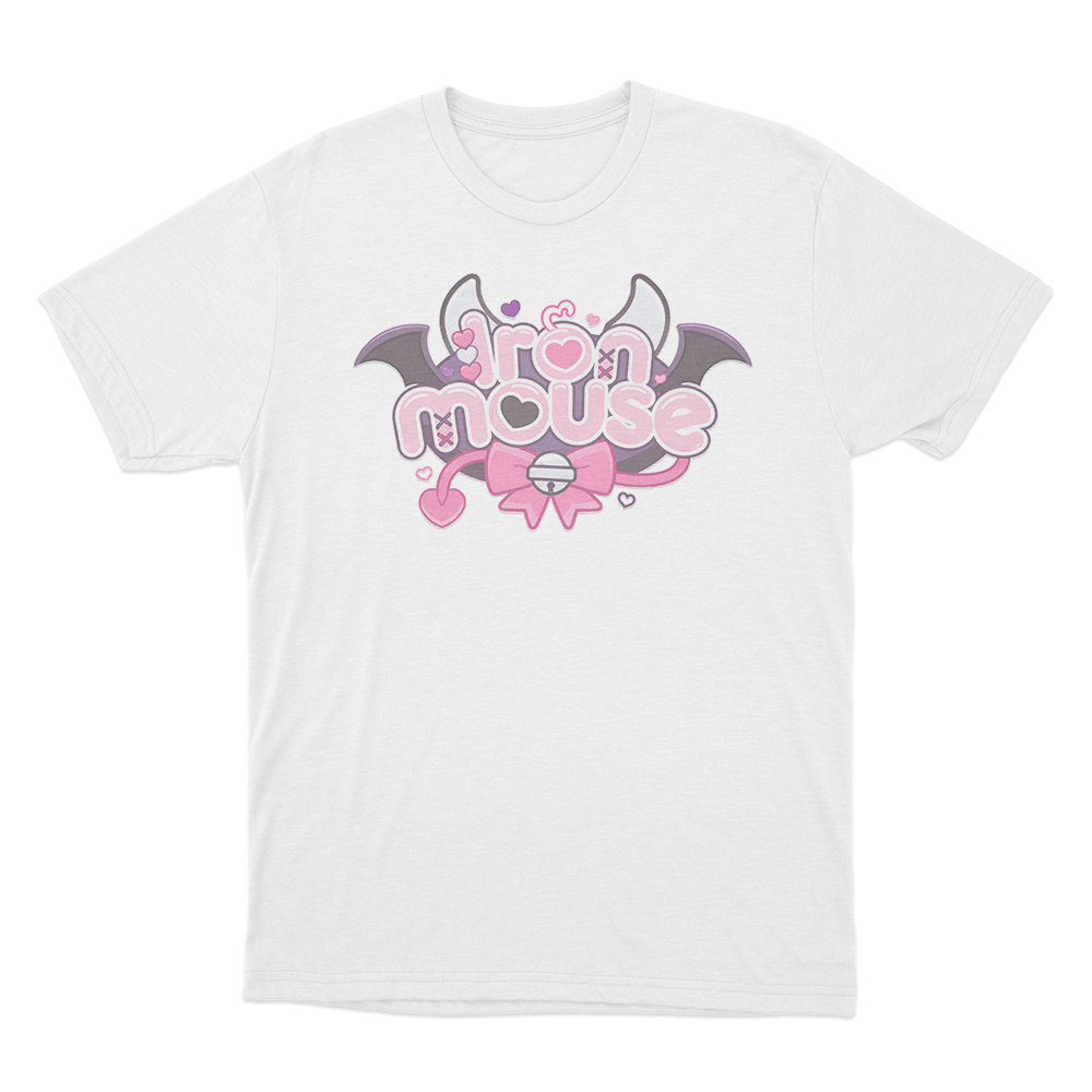 Ironmouse Logo Unisex T Shirt White Ironmouse Logo Unisex T Shirt White