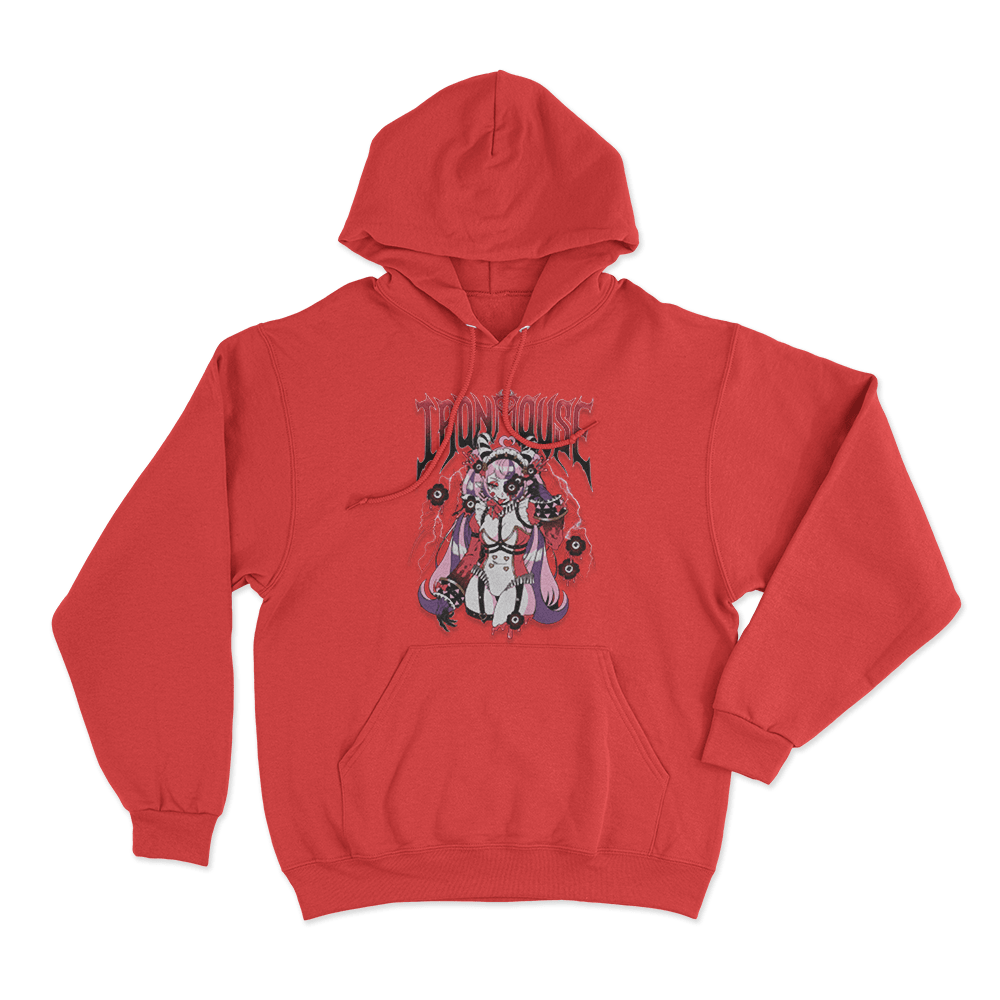Ironmouse MouseyQuinn Unisex Hoodie Red Ironmouse MouseyQuinn Unisex Hoodie Red