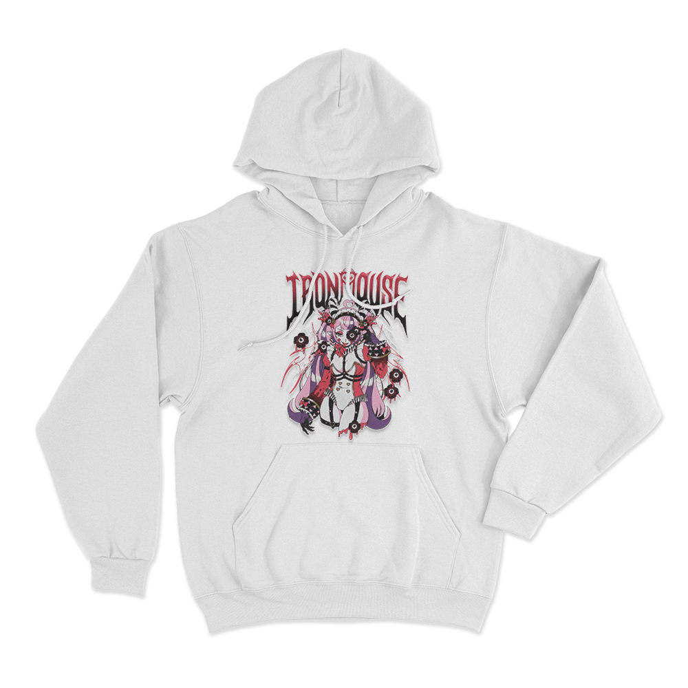 Ironmouse MouseyQuinn Unisex Hoodie White Ironmouse MouseyQuinn Unisex Hoodie White