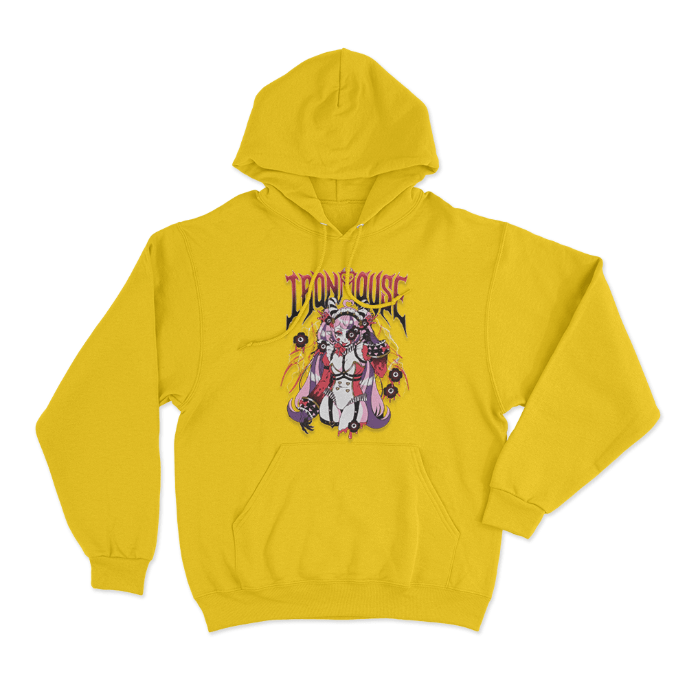 Ironmouse MouseyQuinn Unisex Hoodie Yellow Ironmouse MouseyQuinn Unisex Hoodie Yellow