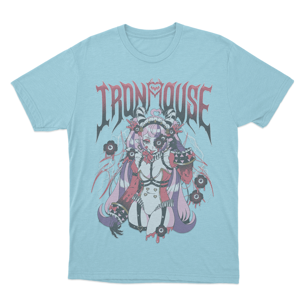 Ironmouse MouseyQuinn Unisex T Shirt Sky Blue Ironmouse MouseyQuinn Unisex T Shirt Sky Blue