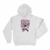 Ironmouse Portrait Metal Unisex Hoodie White