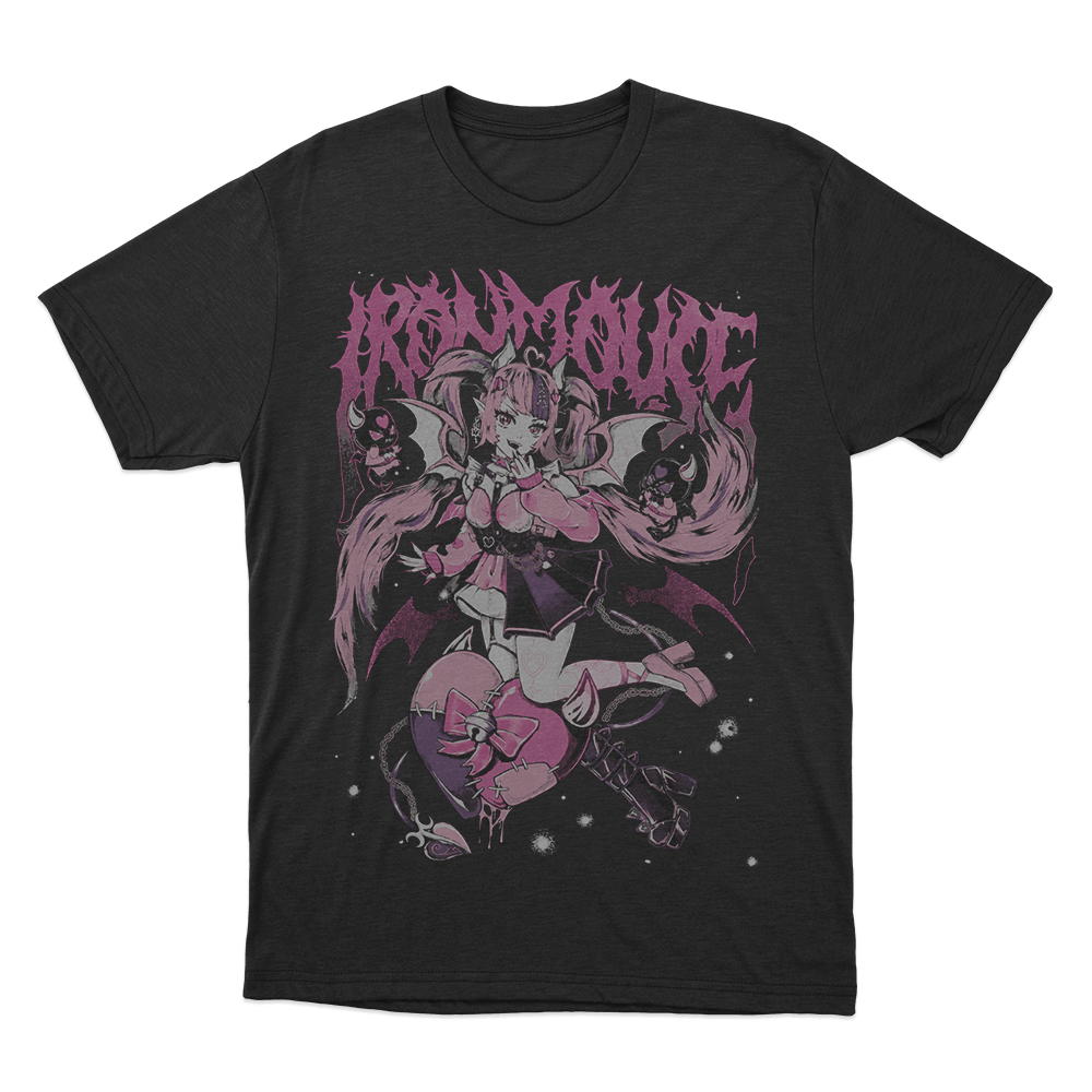 Ironmouse Portrait Metal Unisex T Shirt Black Ironmouse Portrait Metal Unisex T Shirt Black