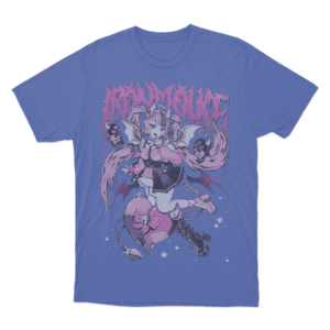Ironmouse Portrait Metal Unisex T Shirt Blue
