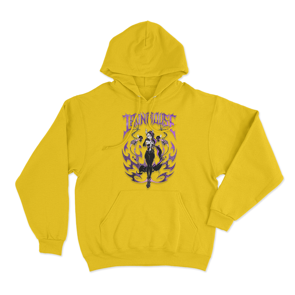 Ironmouse Underworld Goddess Unisex Hoodie Yellow Ironmouse Underworld Goddess Unisex Hoodie Yellow